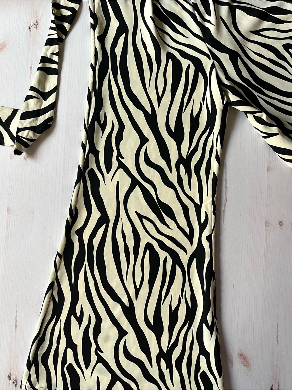 Black & off white/Cream Zebra Print jumpsuit - Picture 8 of 8